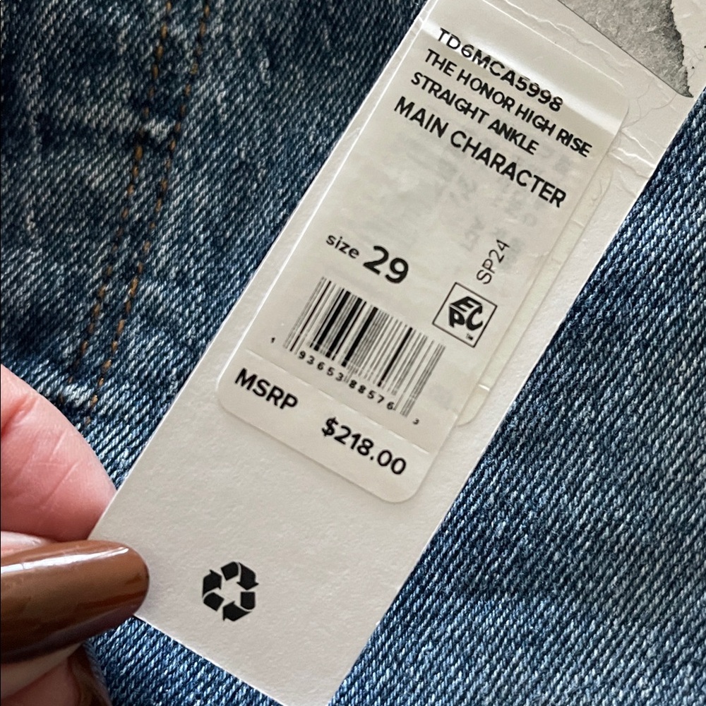NWT Joe’s THE HONOR High Rise Straight Ankle Heirloom Denim - Picture 3 of 8